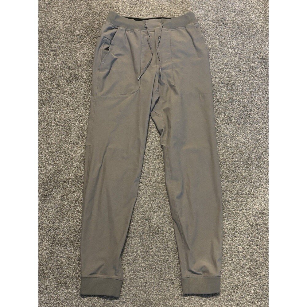 Lululemon ABC Jogger Pant Men Size S‎ Brown Carbon Dust Pull On Athletic LM5AOLS